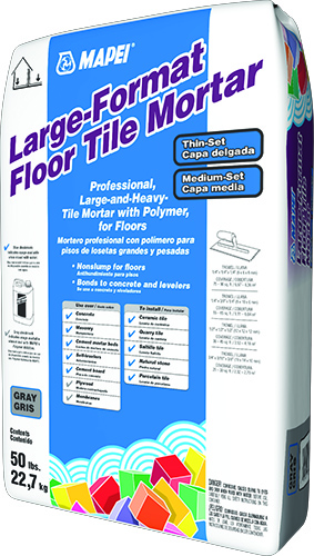 Large-Format Floor Tile Mortar